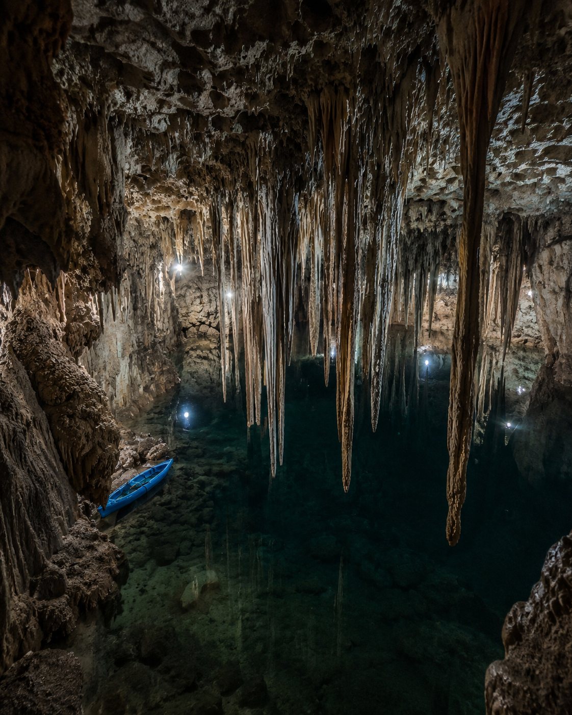Imagen conceptual del tipo de cenote, no es una fotografía de Bebelchen